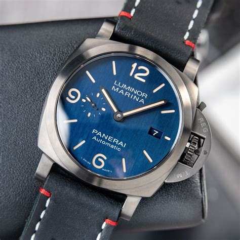 panerai luminor marina blue dial